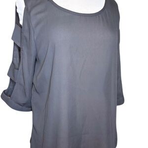 Premise Charcoal Gray Blouse